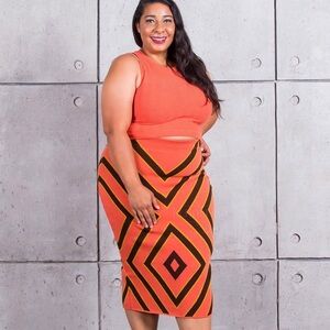 Black Panther Warrior cosplay Coral Pencil Skirt